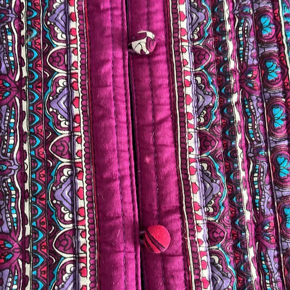 Vintage Blair Women’s Quilted Reversible Purple Jacket XL - Picture 3 of 13